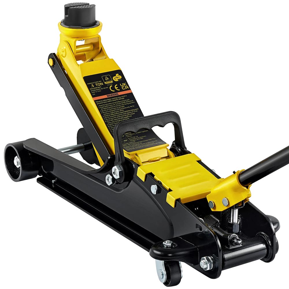 Podnośnik hydrauliczny podłogowy 2,5T Pneumatyczny Niski Profil Podnośnik Podłogowy Ciężki Stalowy Podnośnik Wyścigowy z Pojedynczą Pompką Tłokową
