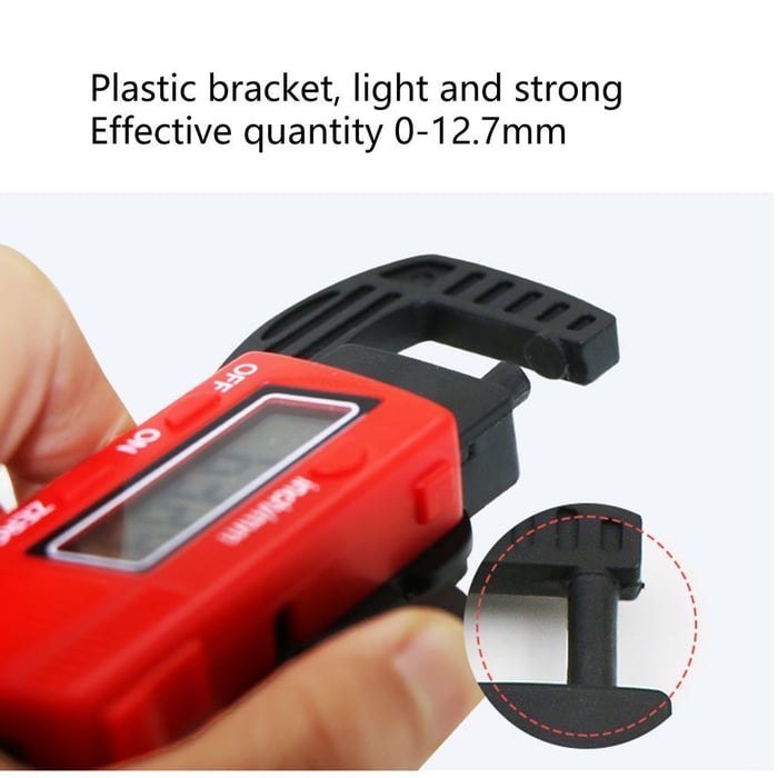 Calibro digitale di spessore ad alta precisione 0-12,7mm - Display LCD