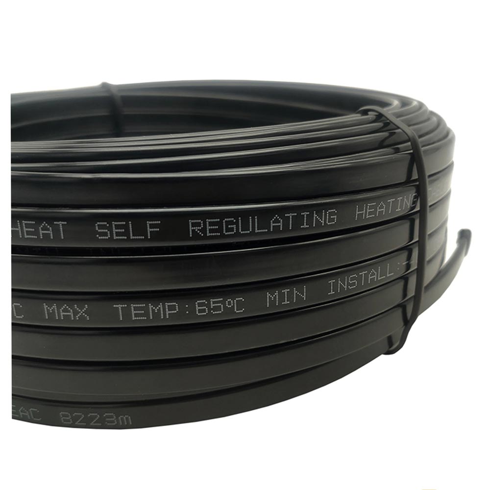 Câble chauffant autorégulant 20W/m AC220~240V, 50/60Hz avec interrupteur et prise EU pour protection antigel des tuyaux d'eau