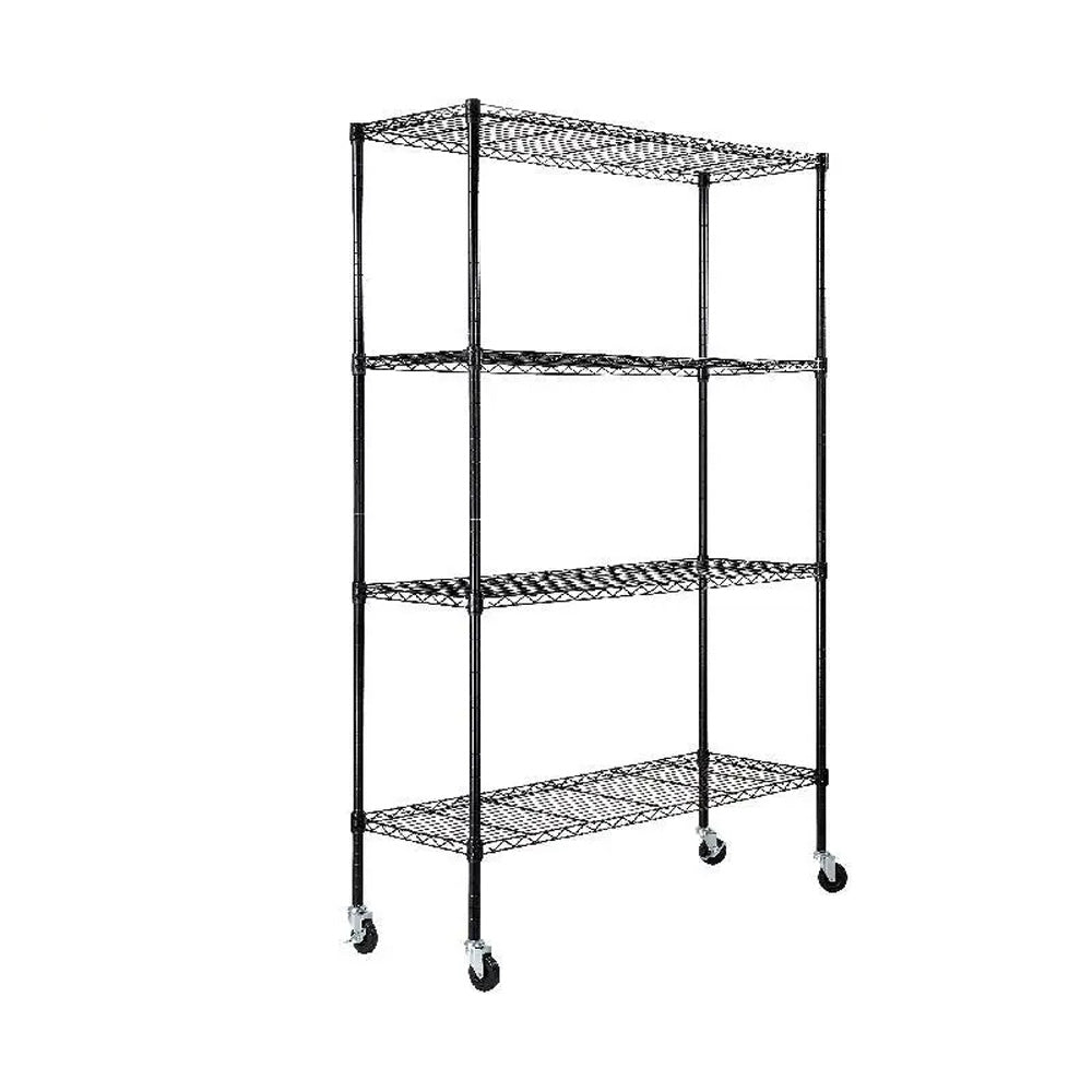 4 Layers Storage Shelf Ladder Shelving Stair High Shelf Unit Bookshelf For Kitchen Warehouse Commercial Space Racks