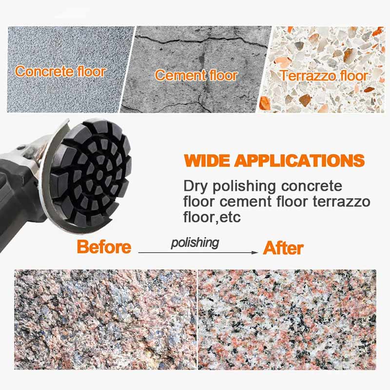 pad for for grinding and polishing concrete floors