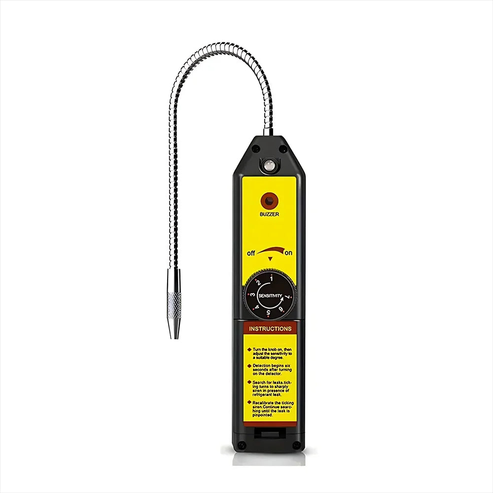 Détecteur de Fuite de Gaz Halogène Fréon avec Outil de Diagnostic à Sonde, Détecte les Fuites de Gaz dans les Systèmes de Climatisation de Voiture