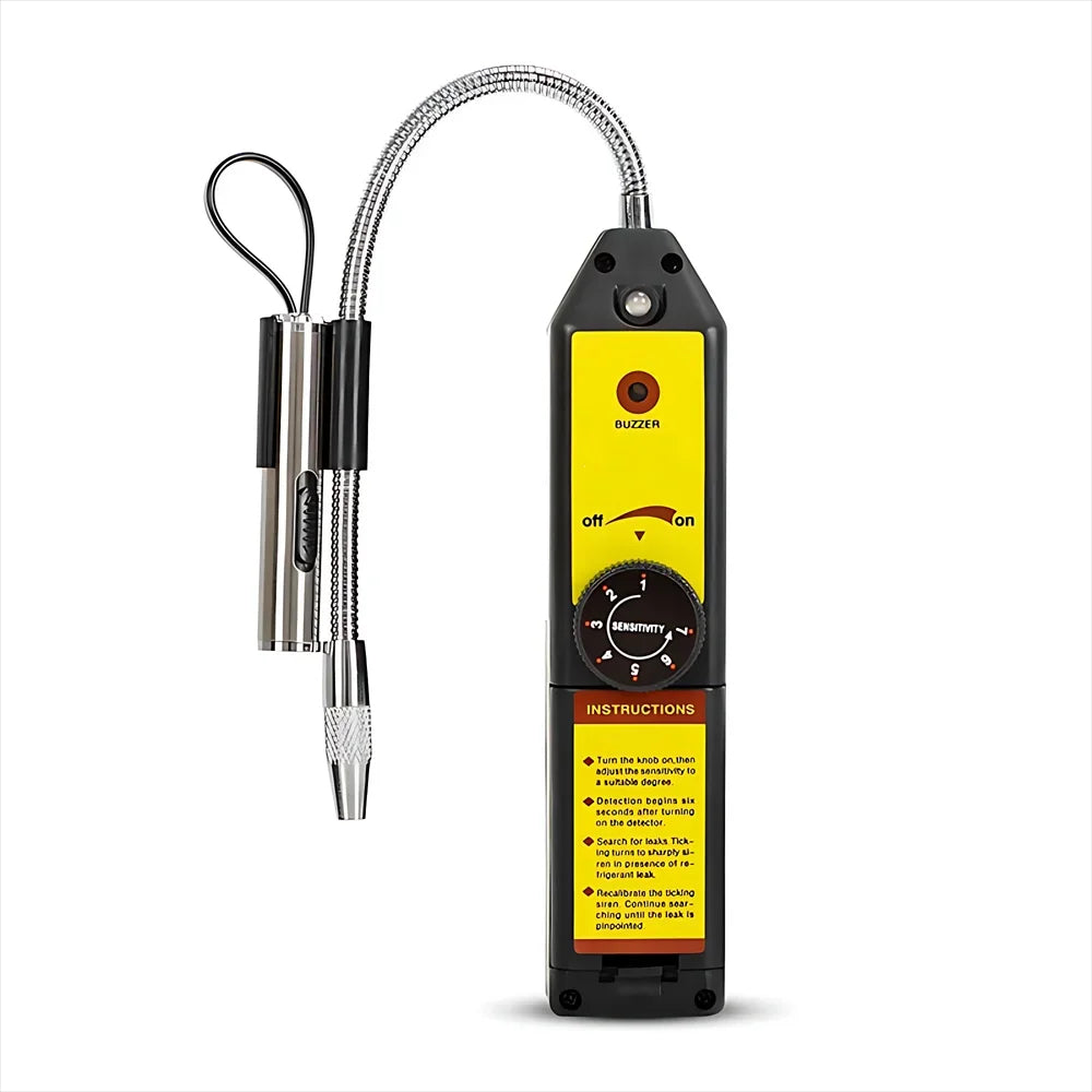 Détecteur de Fuite de Gaz Halogène Fréon avec Outil de Diagnostic à Sonde, Détecte les Fuites de Gaz dans les Systèmes de Climatisation de Voiture