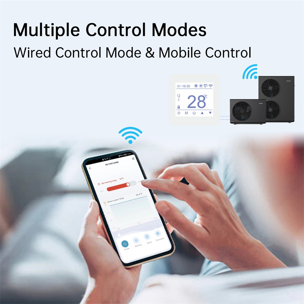 Bomba de Calor Monobloque ALSAVO EVI 10kW para Fuente de Aire - Inverboost Multifuncional/Agua Caliente.