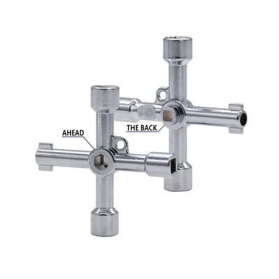 Llave Universal Multifuncional Phillips: Diseño de Llave Triangular de 4 Vías para Tareas de Fontanería y Reparación de Alta Calidad