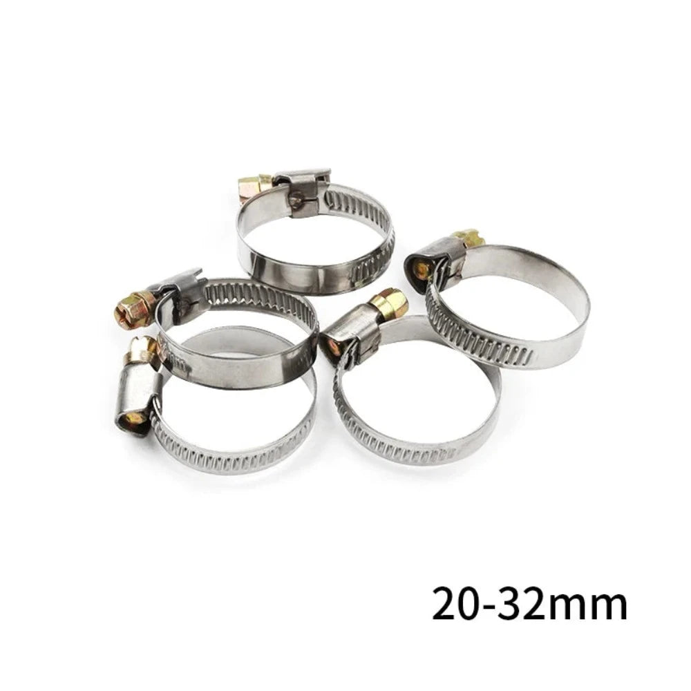 5/10pcs Clamps for Securing Hoses in Automotive, Motorcycle, Marine, Aquarium, Lawnmower/Professional Hose Clamps/Worm Drive Durable Anti-oxidation
