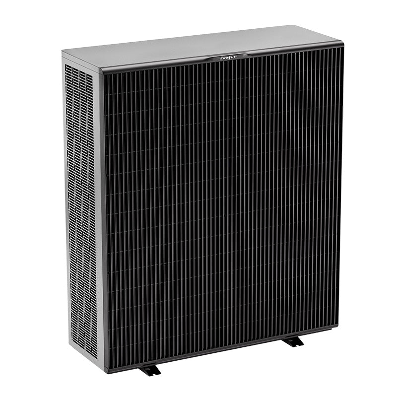 Zealux Inverboost Plus R290 12kW Luftquellen-Wärmepumpe Monoblock - Doppelventilatoren - Inverboost Multifunktionale ASHP Warmwasserbereitung