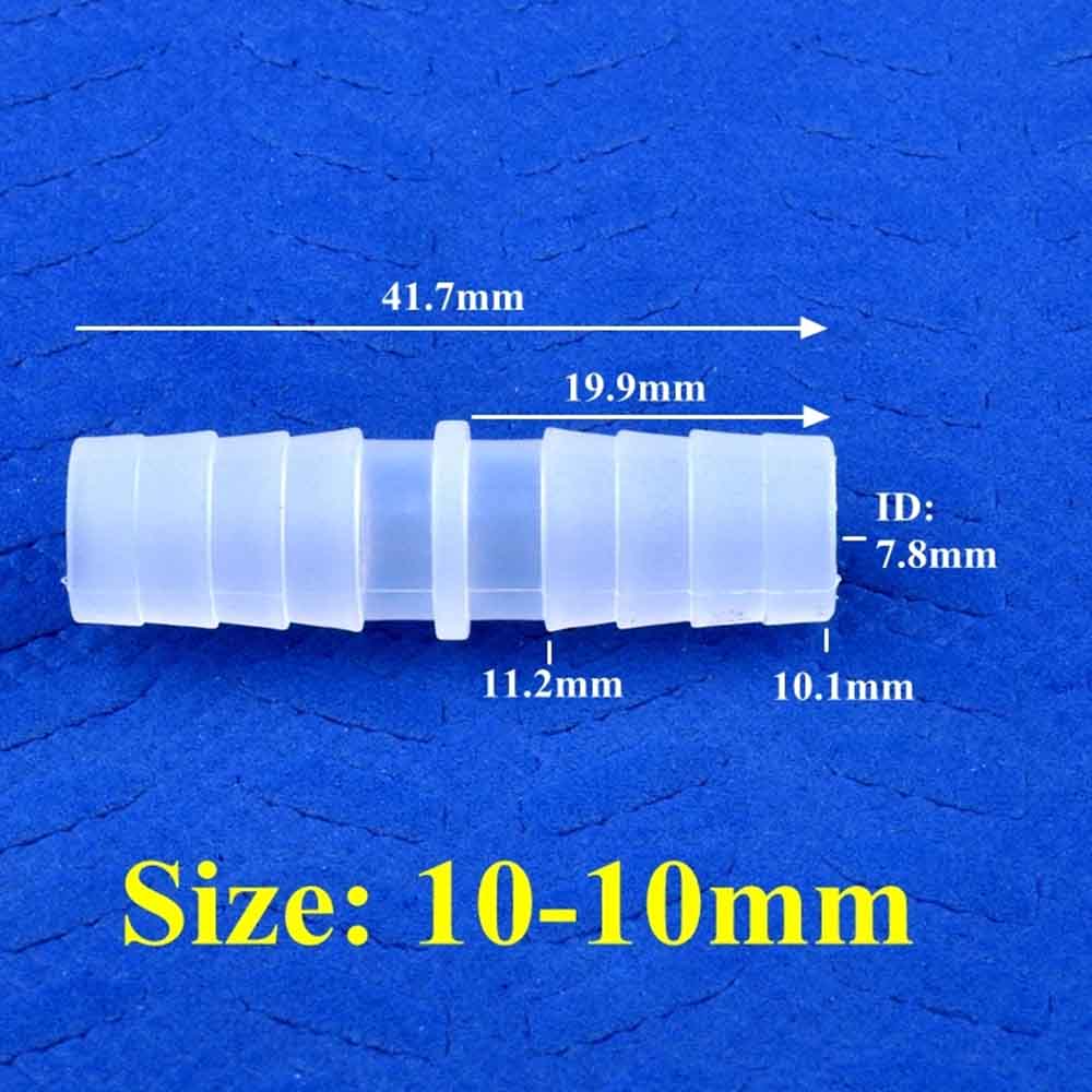 10mm PP Straight Connector