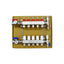 Stainless Steel Radiant Floor Heating Set (1/2" Floor Manifold with Flow Meters 2-12 Loop Configuration (5 Branches)