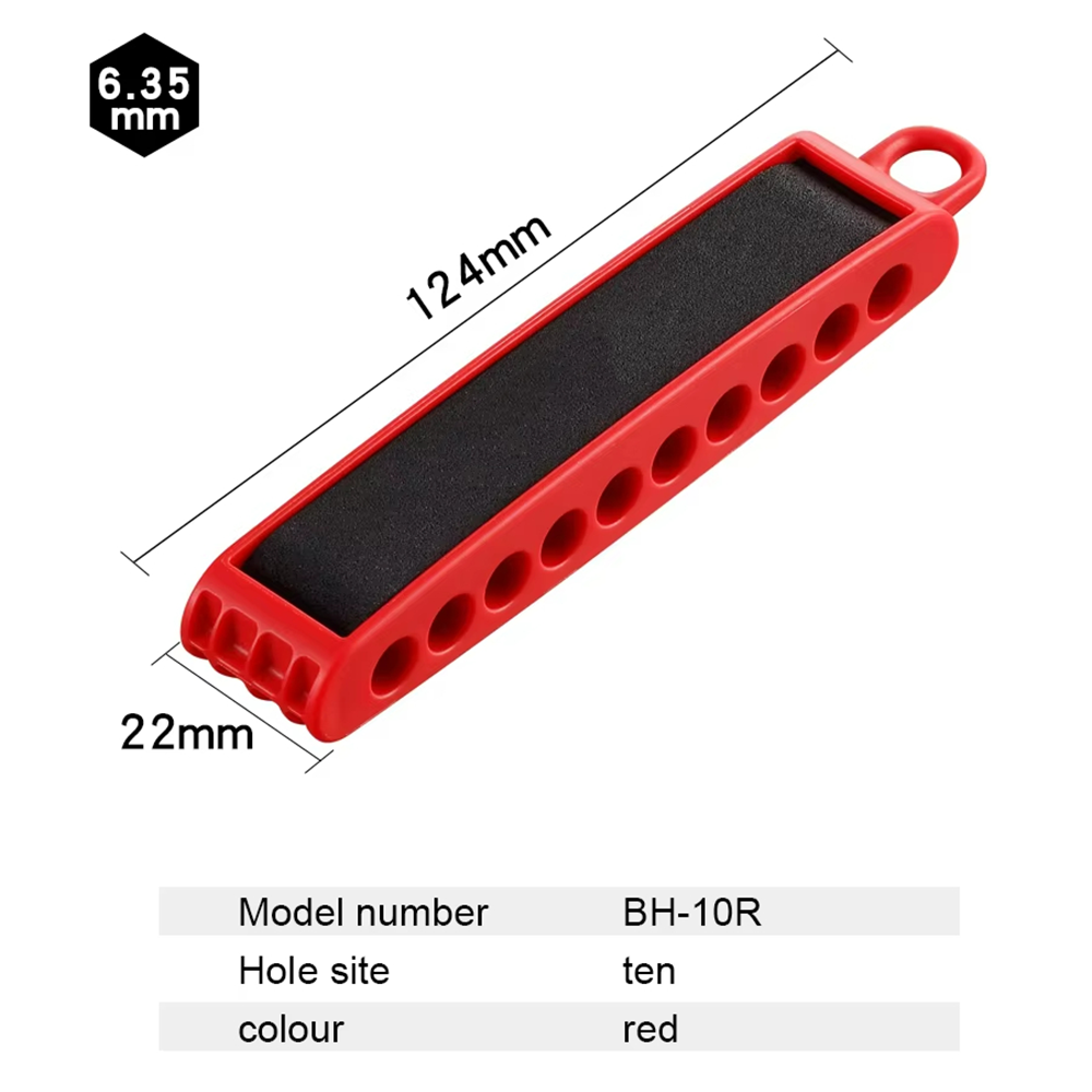 1/4" Screwdriver Bit Holder Multicolor Hex Shank Screwdriver Head Case