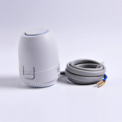 Attuatore Termico Elettrico per Sistemi di Riscaldamento a Pavimento NC AC 230V, Compatibile con Collettori e Termostati per Riscaldamento a Pavimento