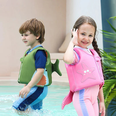 Baby-Badebekleidung Auftriebsweste Jacke Süßes dreidimensionales Design Schwimmausrüstung