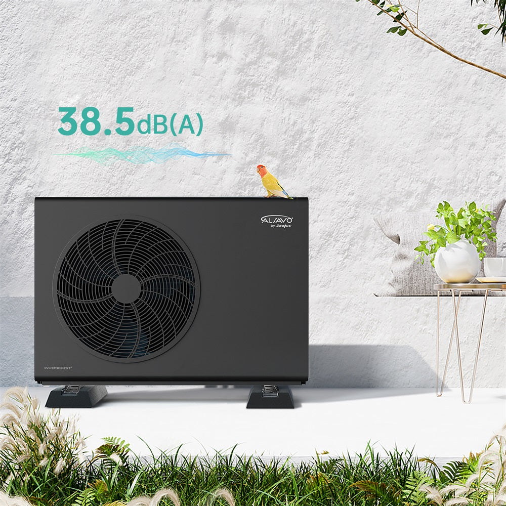 Pompe à chaleur air-eau ALSAVO 12 kW 3T monobloc - Double ventilateurs - Inverboost multifonctionnelle eau chaude écologique