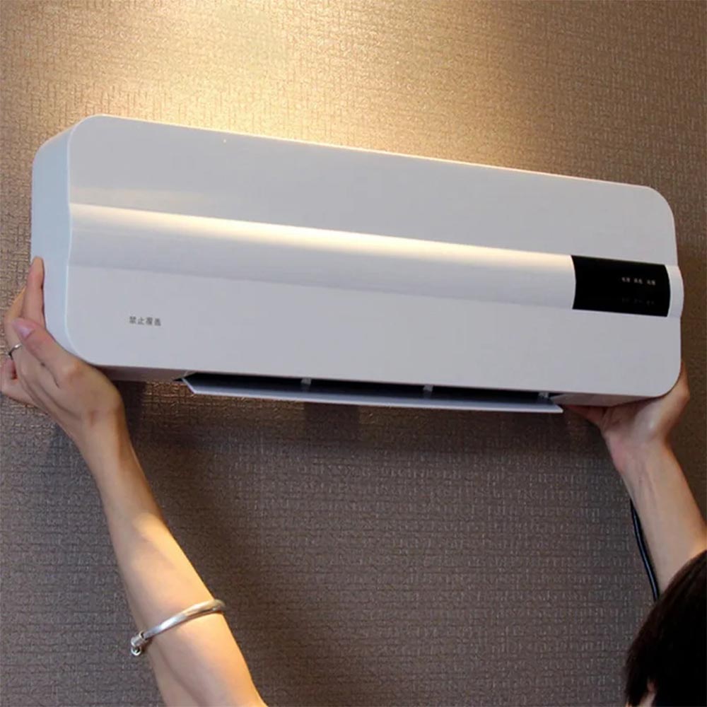Chauffage mural télécommandé : Chauffage efficace pour pièces et salles de bains avec fonctionnalités d'économie d'énergie