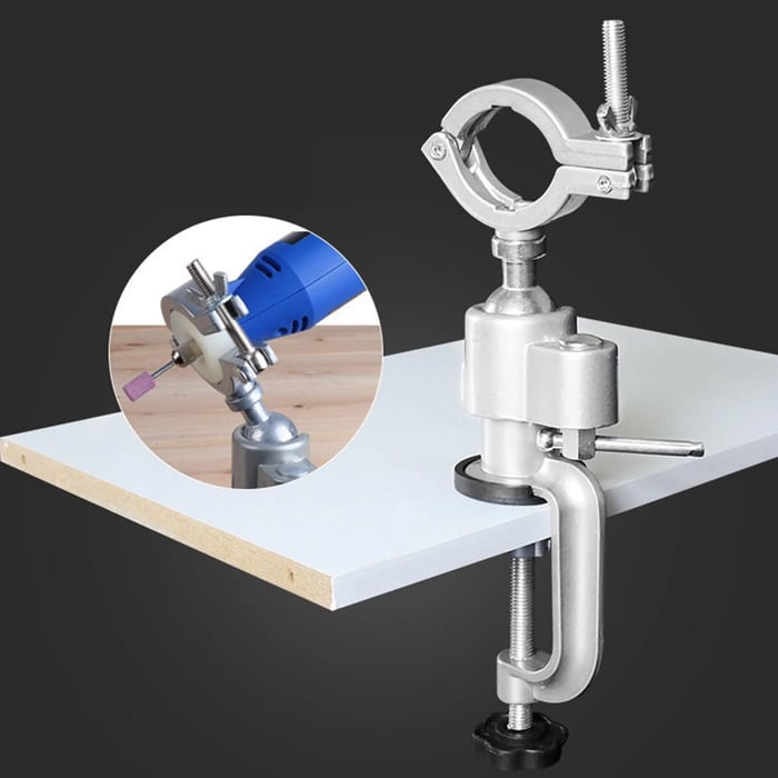 Pince d'étau de Table universelle à 360 °, support de perceuse électrique et support de meuleuse pour le travail du bois et la fabrication de bijoux
