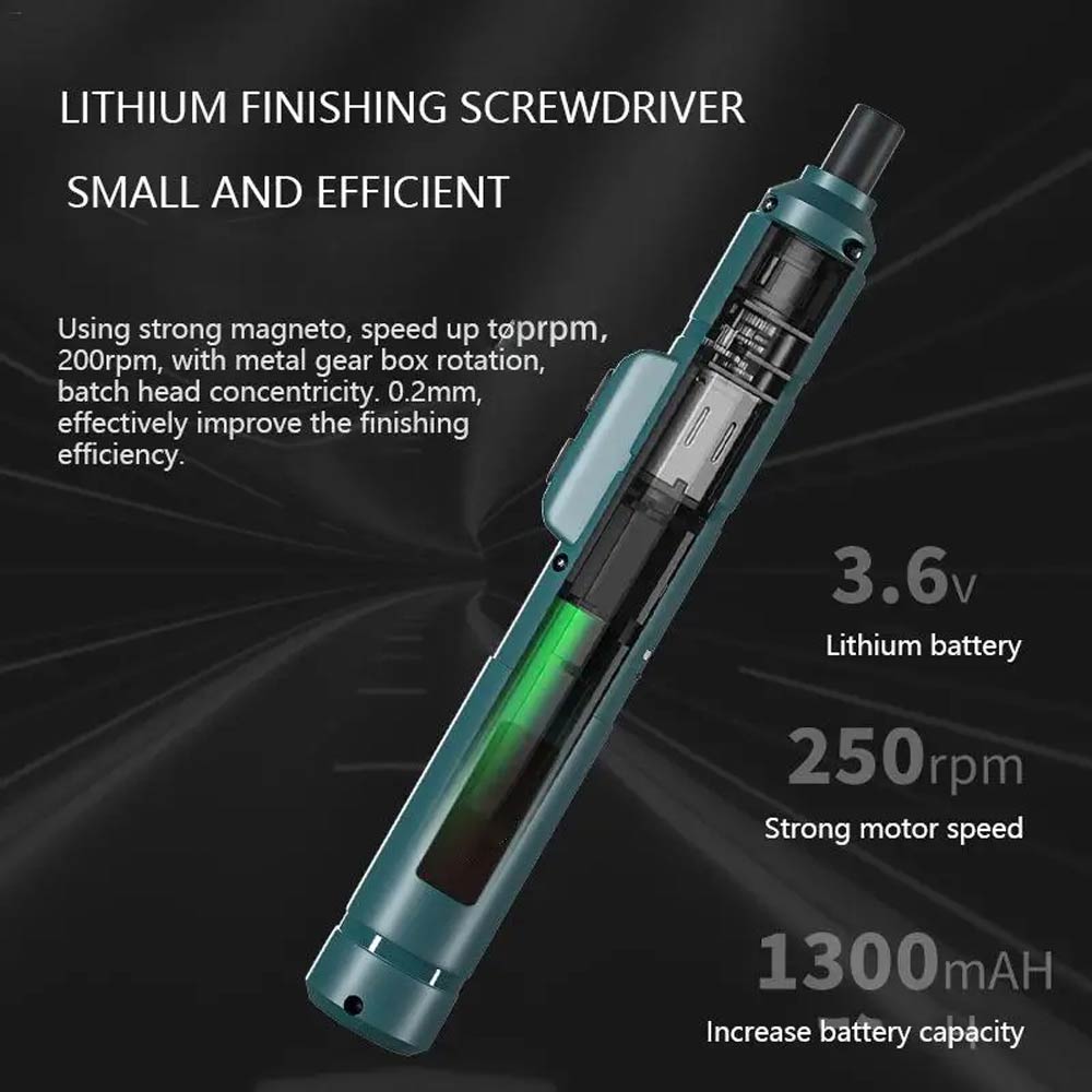 Lithium Finishiing Screwdriver small and efficient