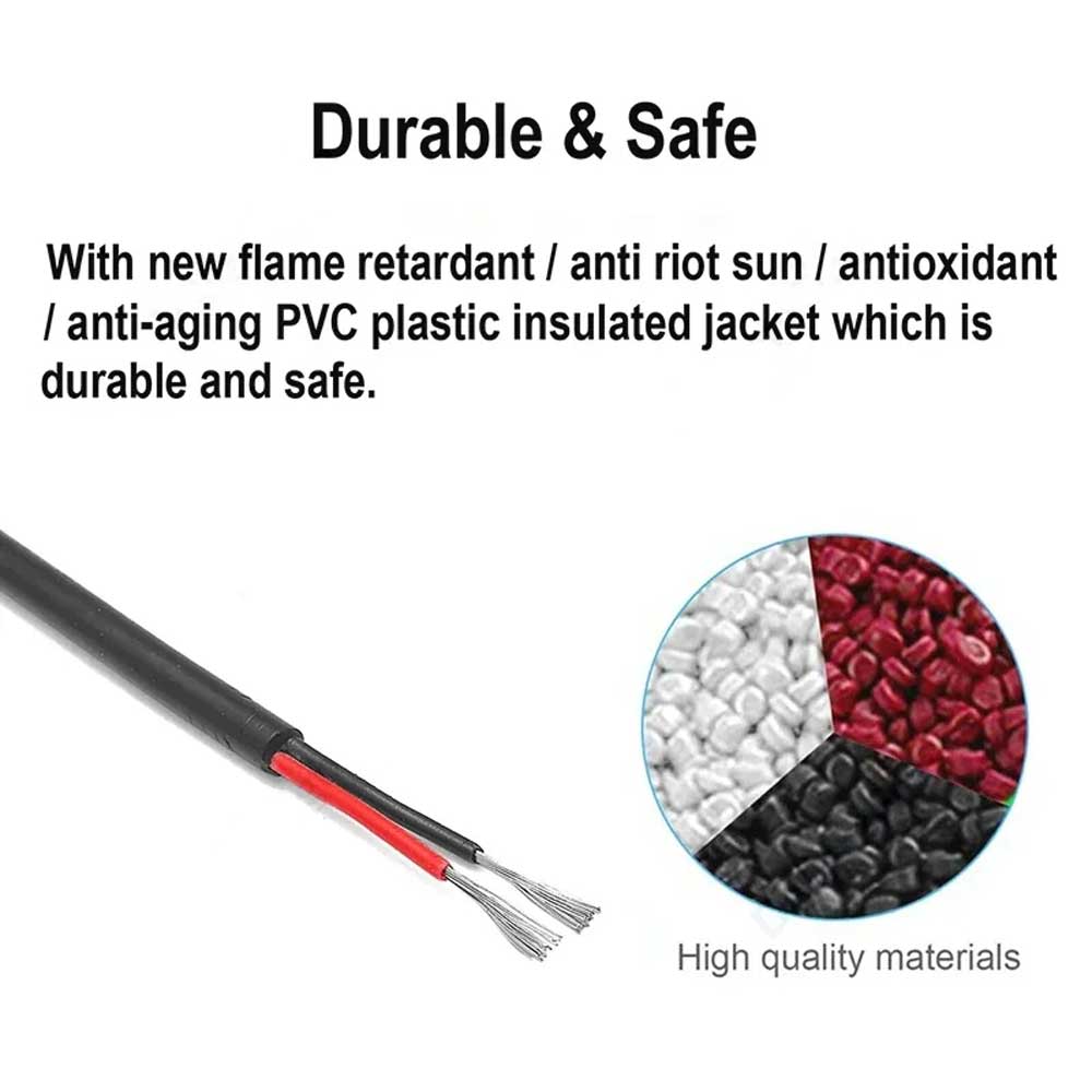 Cable de Altavoz Multicolor con Funda 2 3 4 5 6 7 8 9 10 Núcleo Cable de Audio Electrónico Para Tira LED Barra Altavoces Automotrices