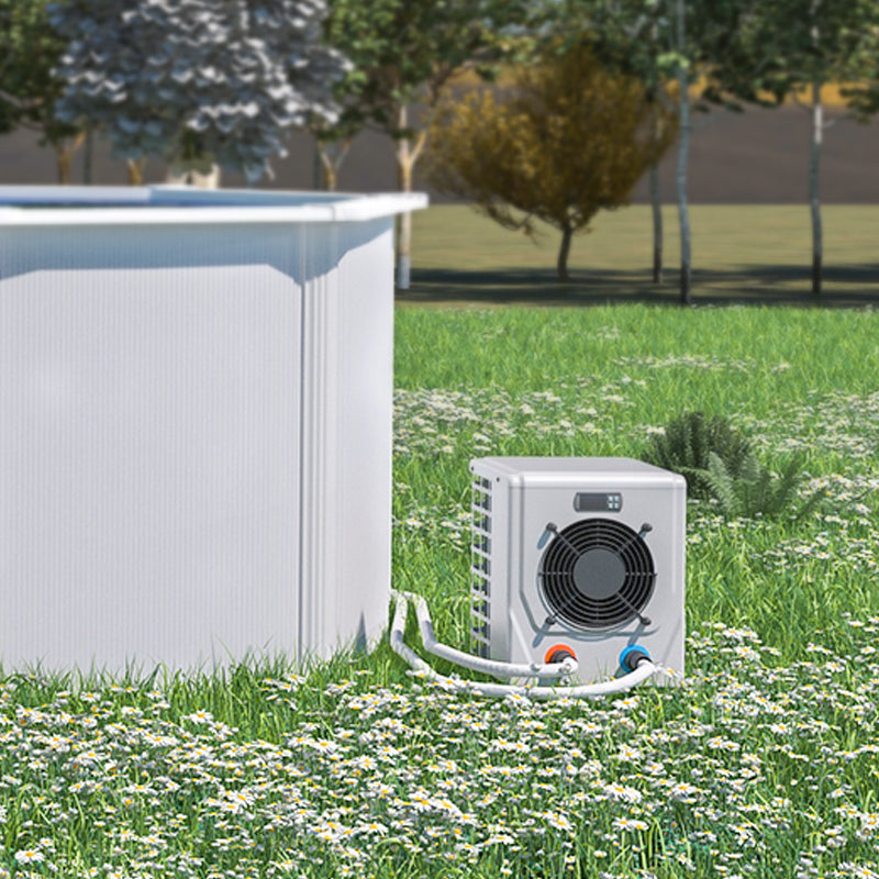 Mini-pompe à chaleur Zealux pour piscines hors-sol de 2,5 kW à 4,2 kW (10 à 20 m³)