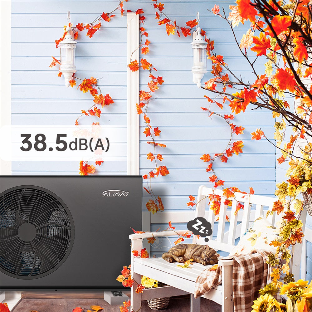 Pompe à chaleur air-eau ALSAVO R290 12 kW monobloc - Double ventilateur - Inverboost multifonctionnelle eau chaude écologique