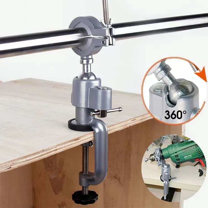 Pince d'étau de Table universelle à 360 °, support de perceuse électrique et support de meuleuse pour le travail du bois et la fabrication de bijoux