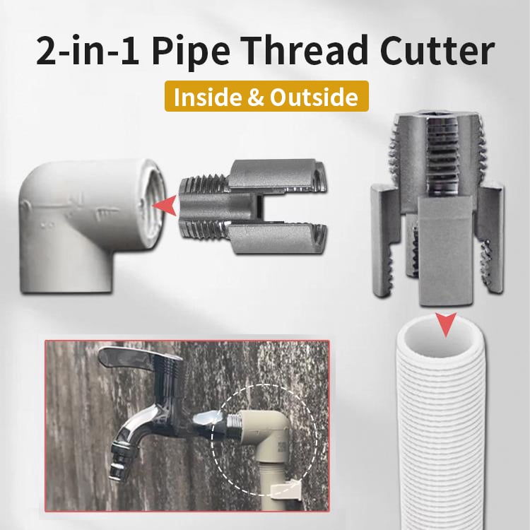 DN15 DN20 Integrated Internal & External Pipe Threading Tool