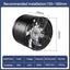 Pipe Exhaust Fan Air Ventilator Metal Pipe Ventilation Exhaust Fan Mini Extractor Bathroom Toilet Wall Fan Duct Fan 4''6''8''