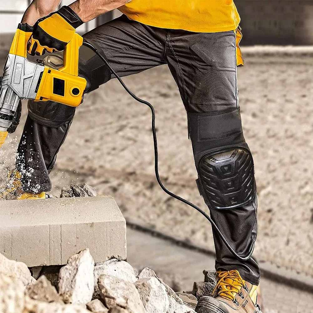 Heavy-Duty Knee Pads for Construction Work, Comfortable Protection for Flooring, Suitable for Men and Women
