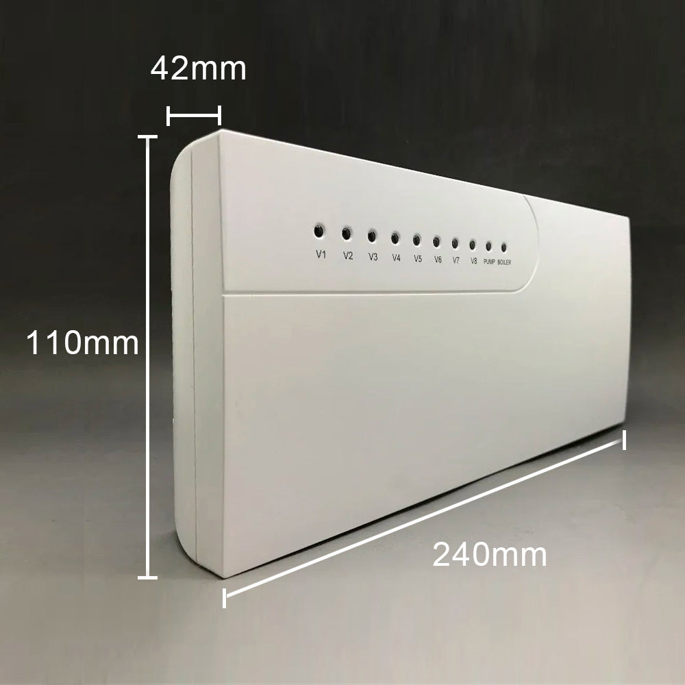 Thermostat intelligent WIFI 3A pour système de chauffage par le sol à eau avec hub de câblage central, actionneurs pour intégration de chaudière à gaz