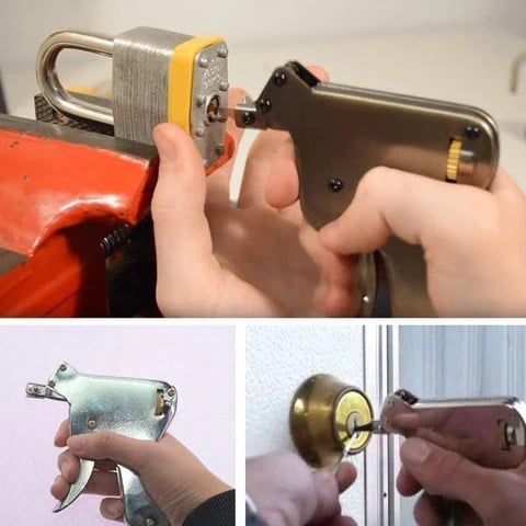 Juego Profesional de Herramientas para Abrir Candados con Estuche de Madera