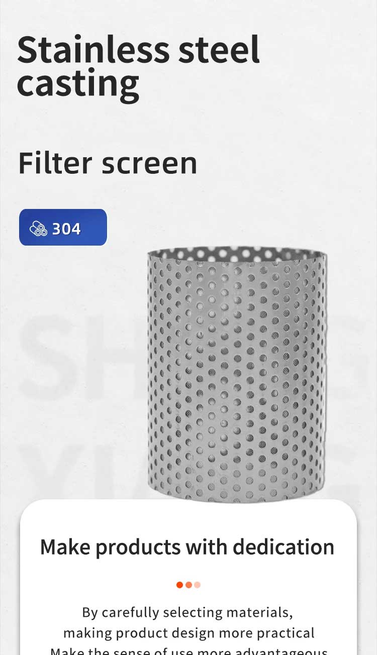80 mailles élément filtrant en forme de Y, cartouche de filtre pour tuyauterie, écran filtrant en acier inoxydable 304, écran filtrant pour chauffage géothermique