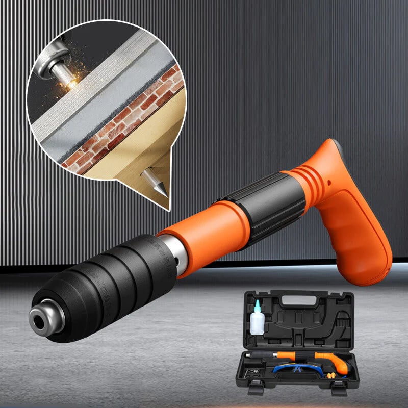 Handheld Powerful Woodworking and decoration integrated air nailer - Mini Cannon Nailer for Wall, Flooring, and Roofing