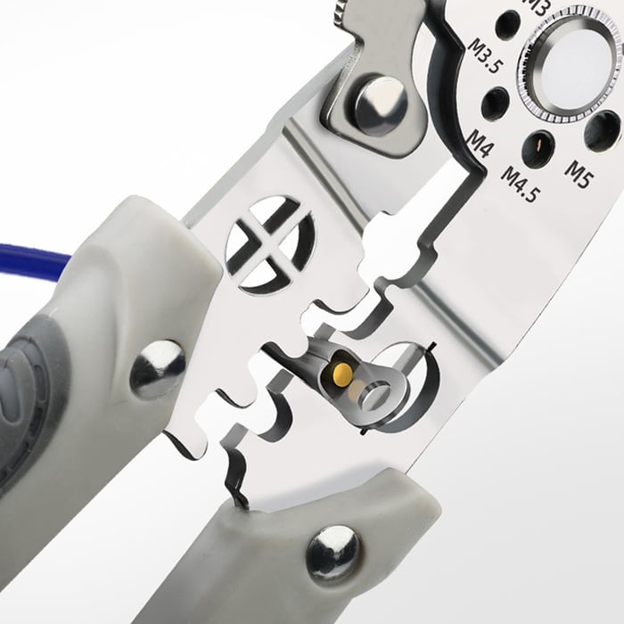 Pince à dénuder et à sertir automatique multifonctionnelle, outil de pince coupe-câble réglable