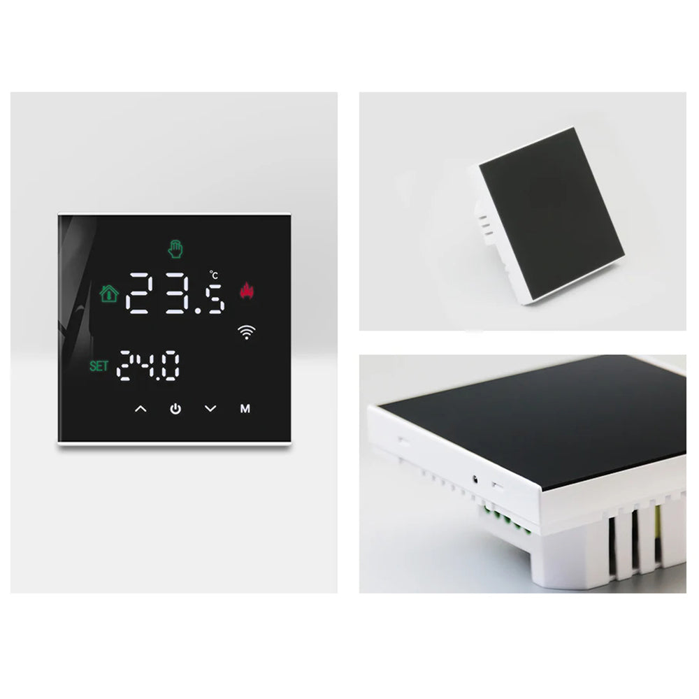 Thermostat intelligent WIFI 3A pour système de chauffage par le sol à eau avec hub de câblage central, actionneurs pour intégration de chaudière à gaz