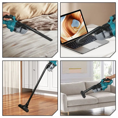 200W 20V Cordless Vacuum 2000pa Industrial Construction Dry Household Hand Vacuum cleaner Rechargeable Lithium Power Tools