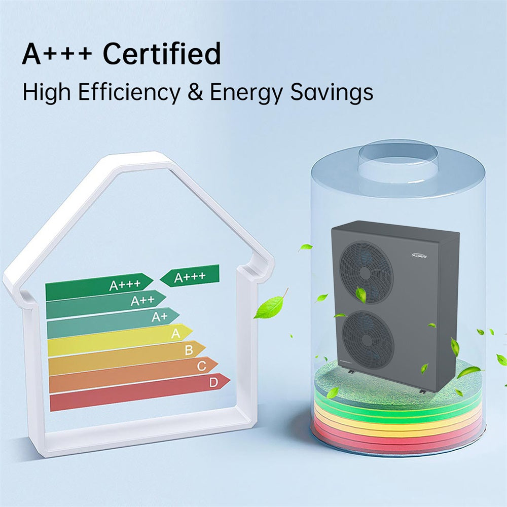 ALSAVO Air Source Heat Pump Monoblock - 7kW~16kW - Single/Double Fans - Inverboost Multifunctional/hot water