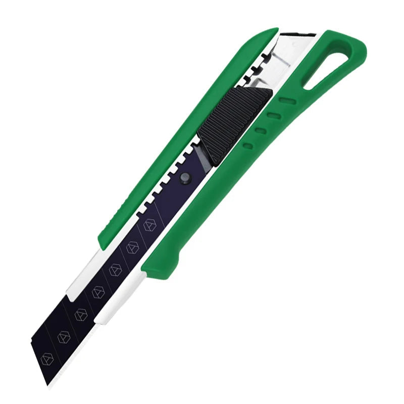 Taglierino Retrattile Pesante con Porta Lame Nero