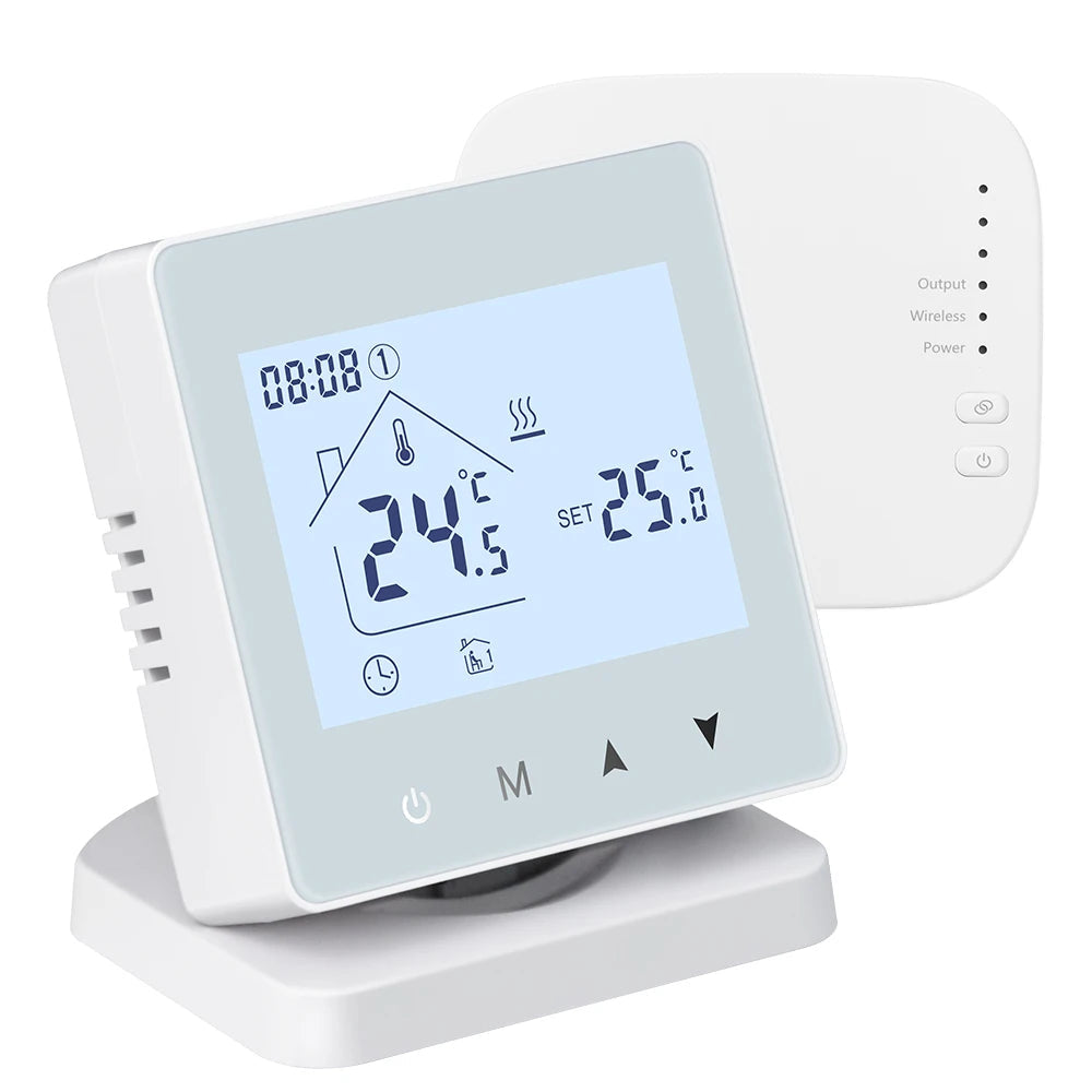 Tuya WIFI Thermostat intelligent chaudière à gaz chauffage de la pièce RF régulateur de température domestique Thermostat WiFi Programmable et Tuya Alice