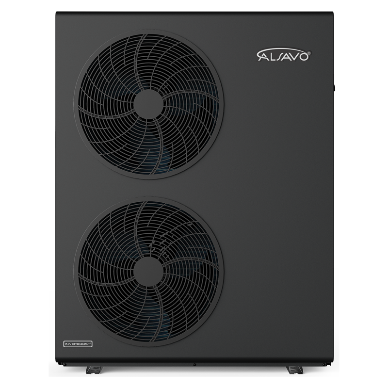 Pompe à chaleur air-eau ALSAVO 12 kW 3T monobloc - Double ventilateurs - Inverboost multifonctionnelle eau chaude écologique