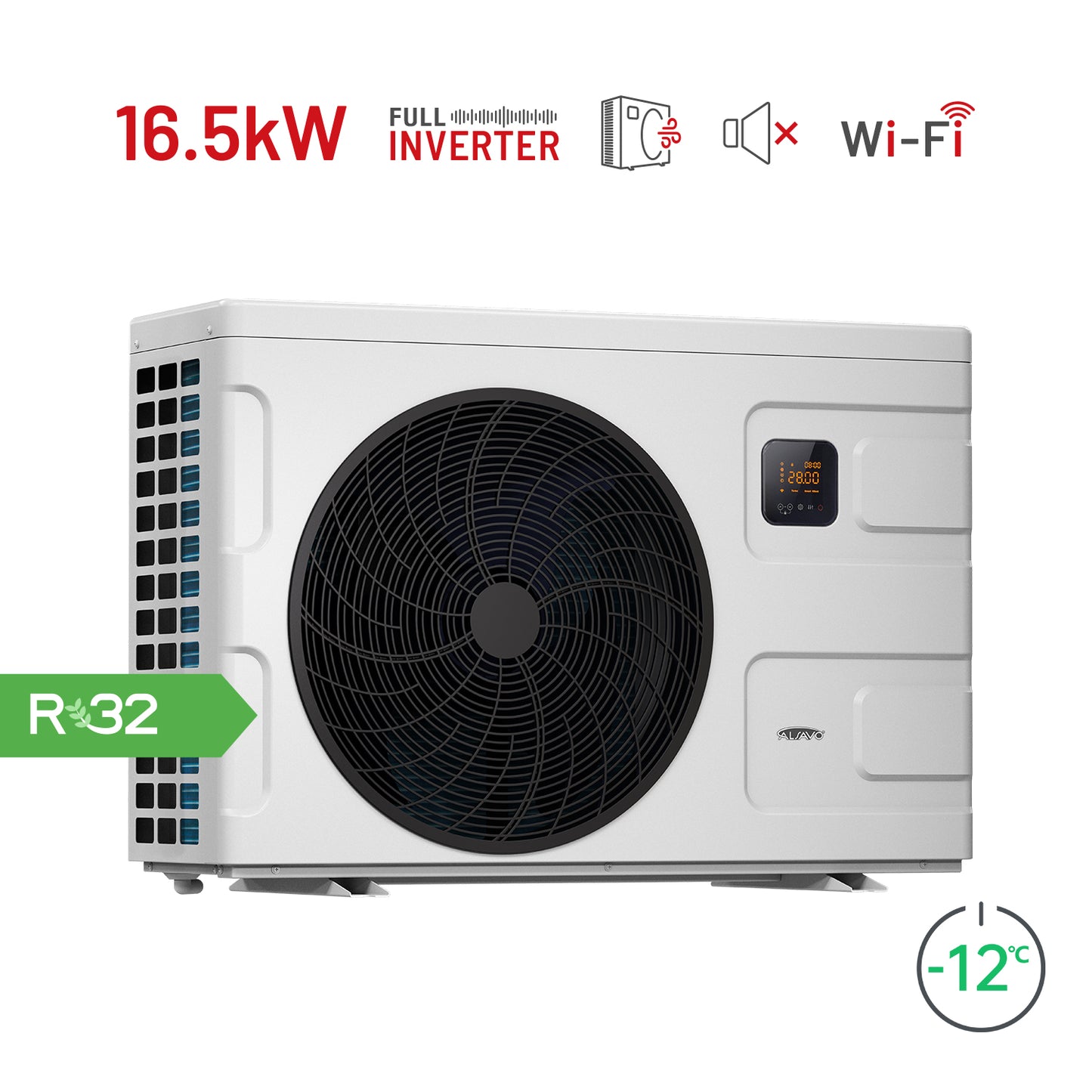 Warmtepomp 16 kW voor zwembad