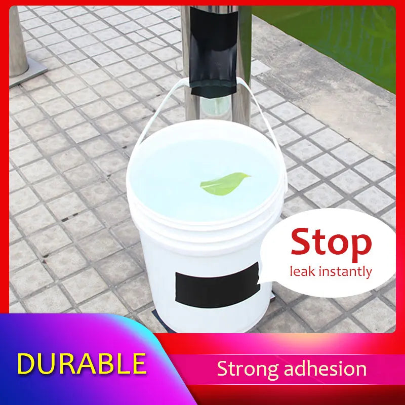 150cm Wielofunkcyjna Wodoodporna Czarna Taśma Izolacyjna do Naprawy Przecieków Wodnych i Węży 1 Pakiet