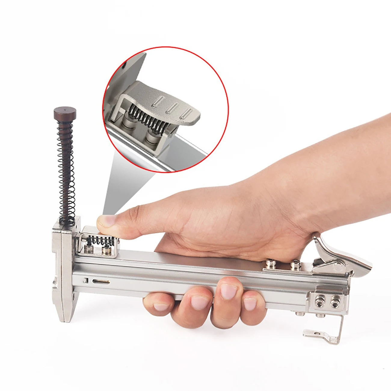 Pistolet à ongles automatique avec 400 pièces de clous manuel, dispositif de clouage à fente en fil de ciment, Machine à cadre pour le travail du bois, outil de fixation pour pistolet mural ST18