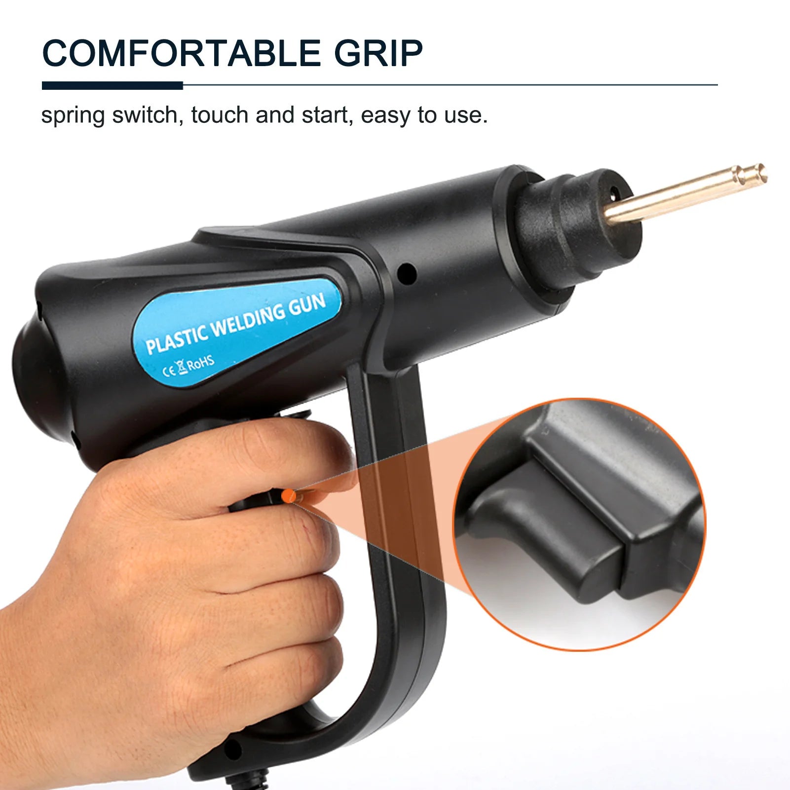 Plastic Welding Gun Welder Comfortable Grip