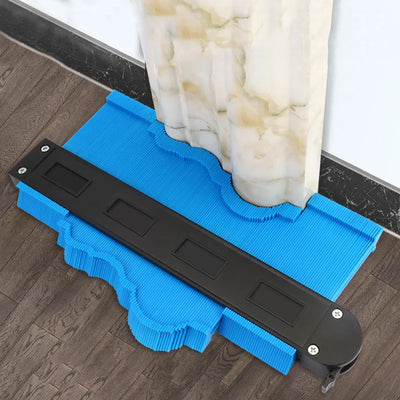 Profilo Calibro per contorni Copia linea Righello Modello di taglio Strumento di costruzione per la lavorazione del legno Strumento di misurazione per piastrelle in ceramica