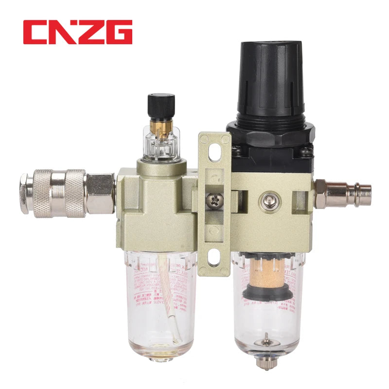 Régulateur de pression du filtre à air du compresseur Piège Séparateur d'huile et d'eau pneumatique Pompe Drainage manuel Alimentation AC2010-02 Type SMC