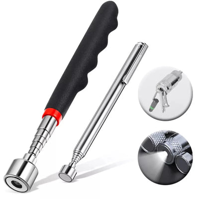 Magnetic Telescopic Pick-Up Tools Grip LED Light Adjustable Extendable Long Reach Pen Handy Tool for Picking Up Screws Nuts Bolt