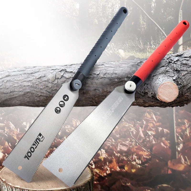 Sierra japonesa de tracción 250mm SK5 de doble cara con dientes de 3 bordes y hoja flexible