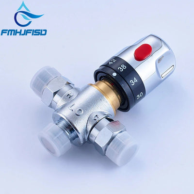Brass Thermostatic Mixing Cartridge Valve G1 2 Replacement for Bathroom Shower Mixer Faucet