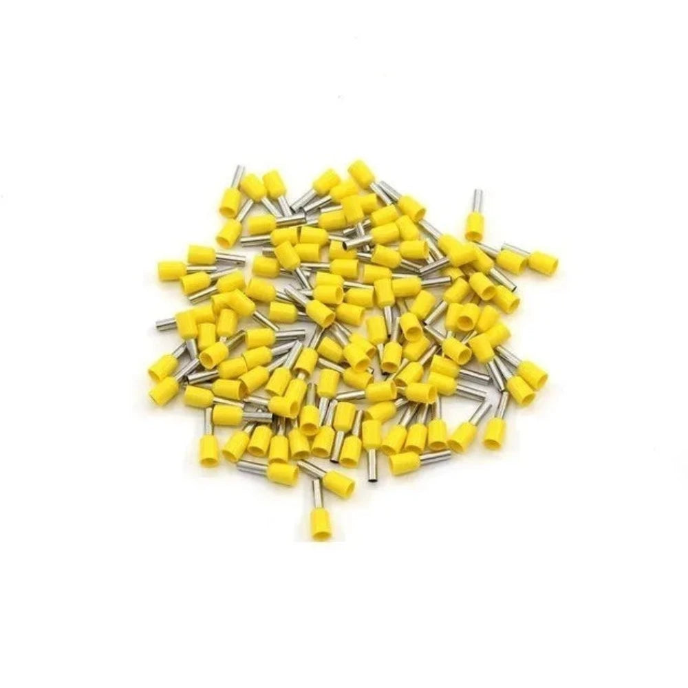 1000pcs/Pack Insulated Cord End Terminal Crimp E0508 1008 1508 7508 2508 Pressure Terminal Ferrules Crimping Terminals Tubular