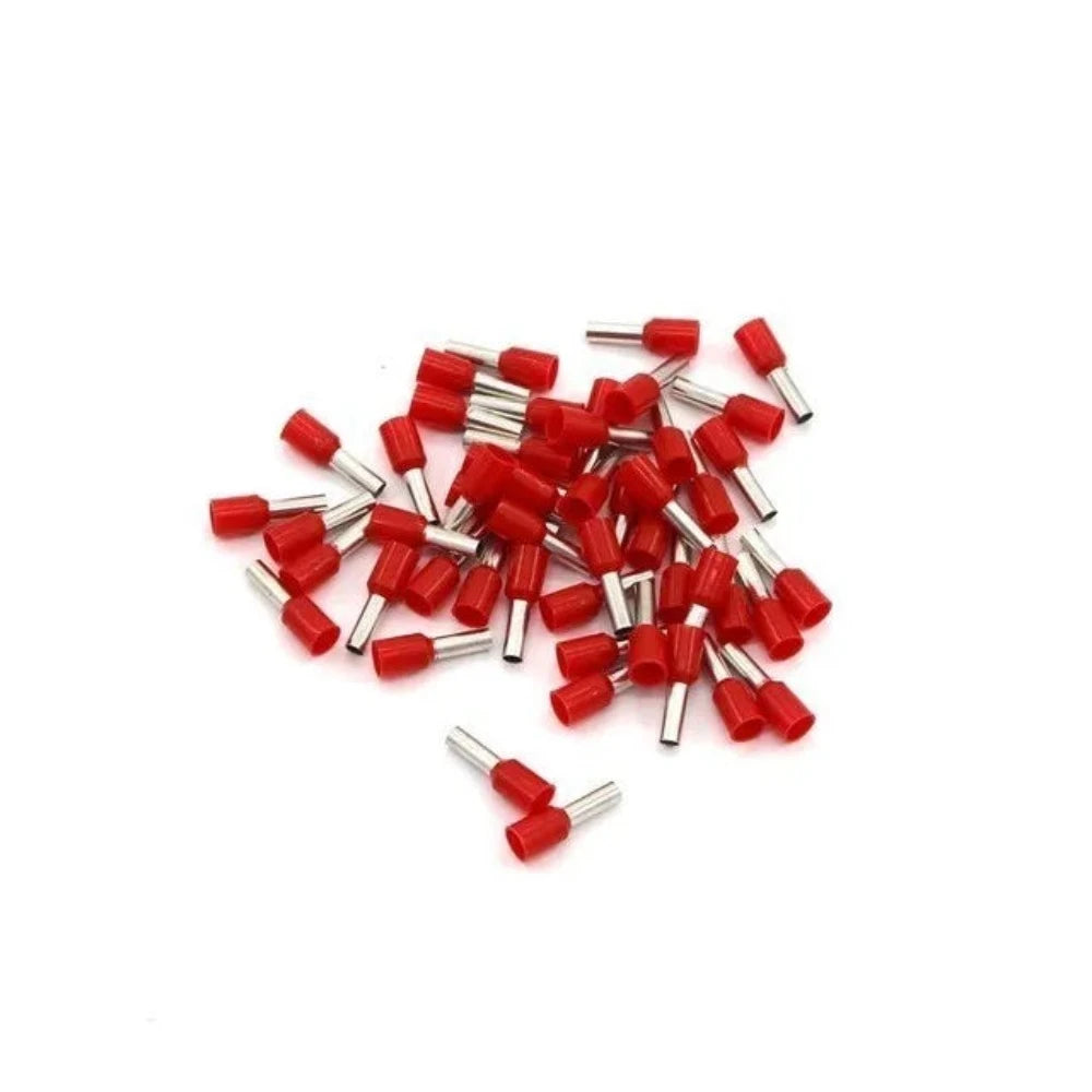 1000pcs/Pack Insulated Cord End Terminal Crimp E0508 1008 1508 7508 2508 Pressure Terminal Ferrules Crimping Terminals Tubular
