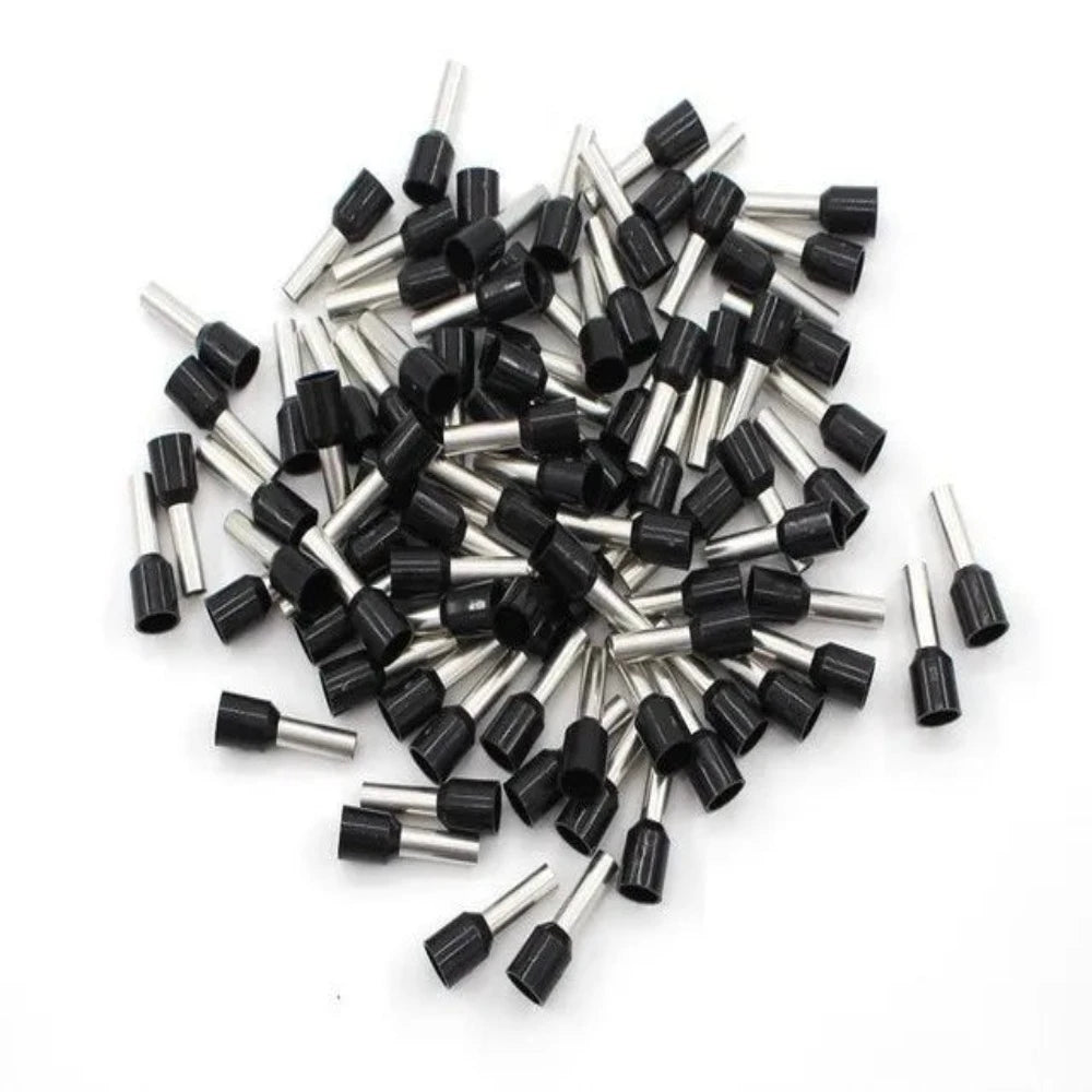 1000pcs/Pack Insulated Cord End Terminal Crimp E0508 1008 1508 7508 2508 Pressure Terminal Ferrules Crimping Terminals Tubular